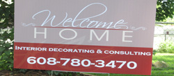 Welcome Home Yard Sign