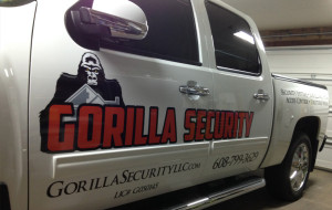 Gorilla Security Vehicle Lettering